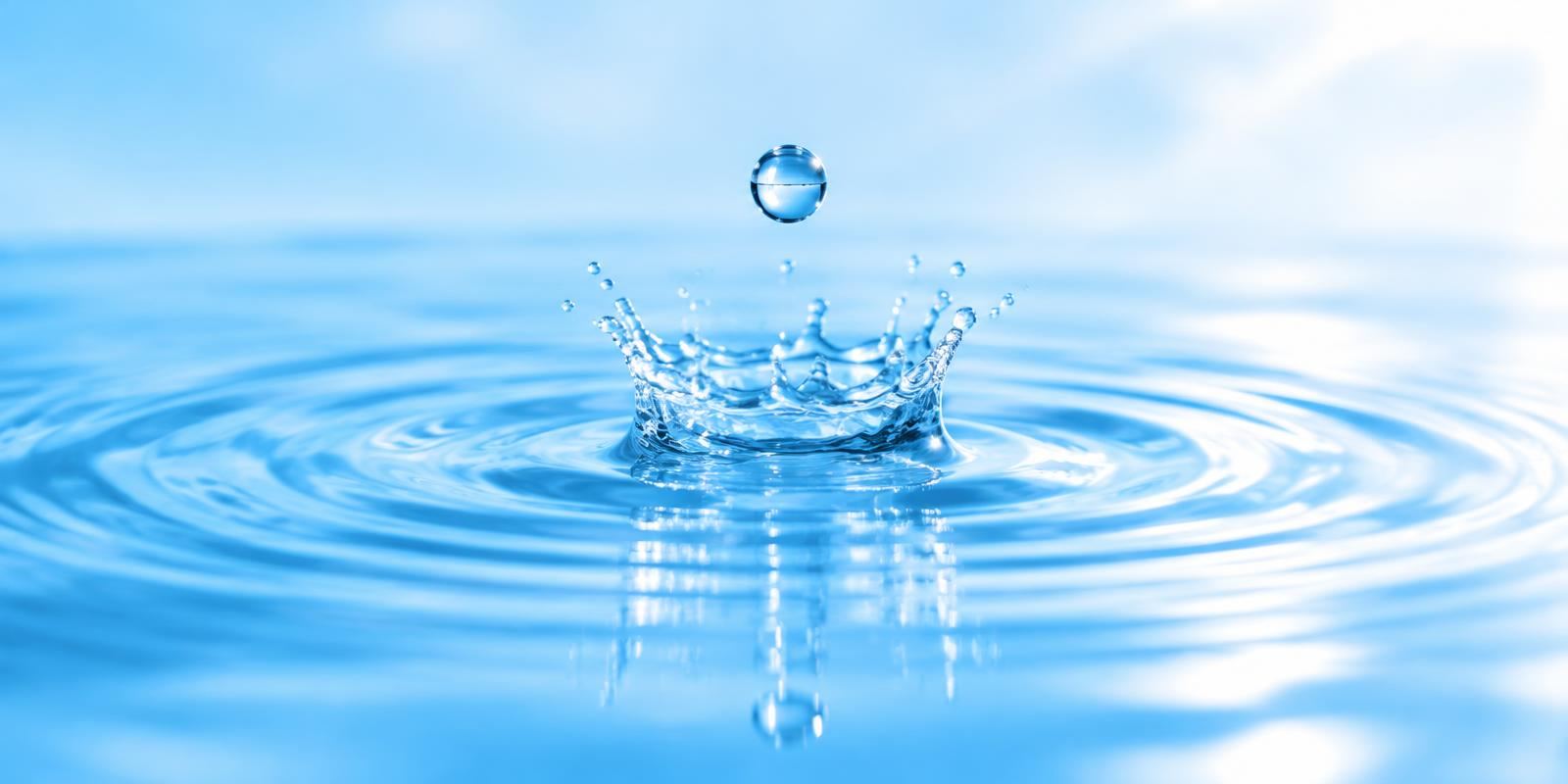 Water droplet ripple